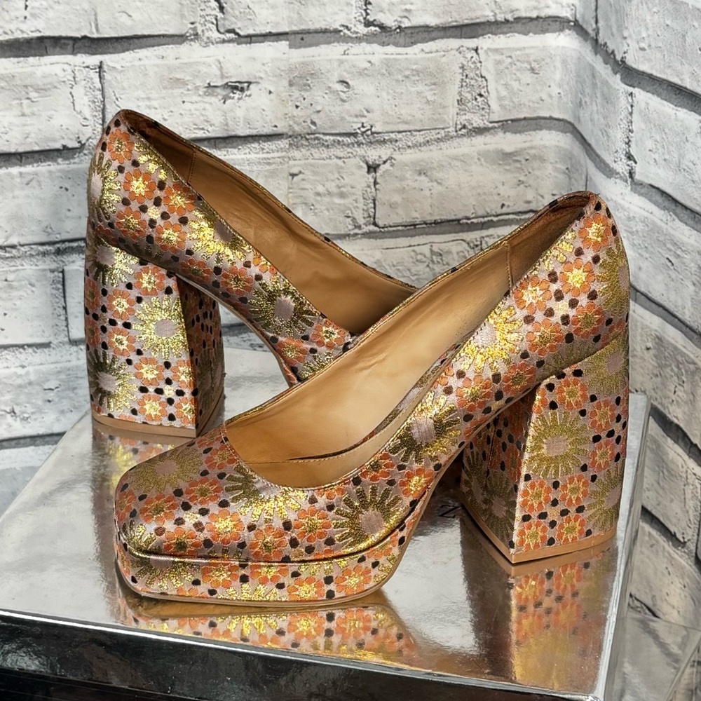 Katy Perry  | Women's The Uplift Pump | Butterscotch Multi | Size 10